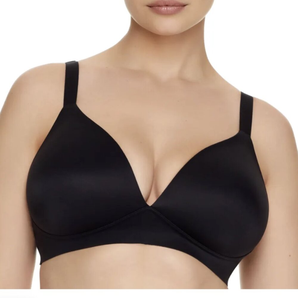 Bali 3XL Bra Comfort Revolution Soft Touch Perfect Wire-Free Black